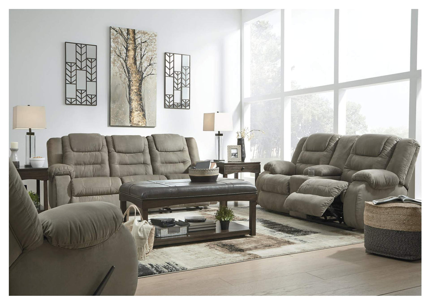 McCade Sofa, Loveseat and Recliner