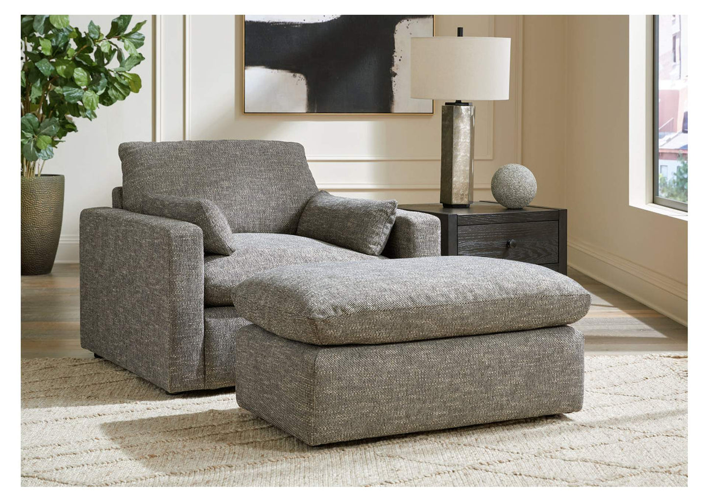 Dramatic Sofa, Loveseat, Chair and Ottoman