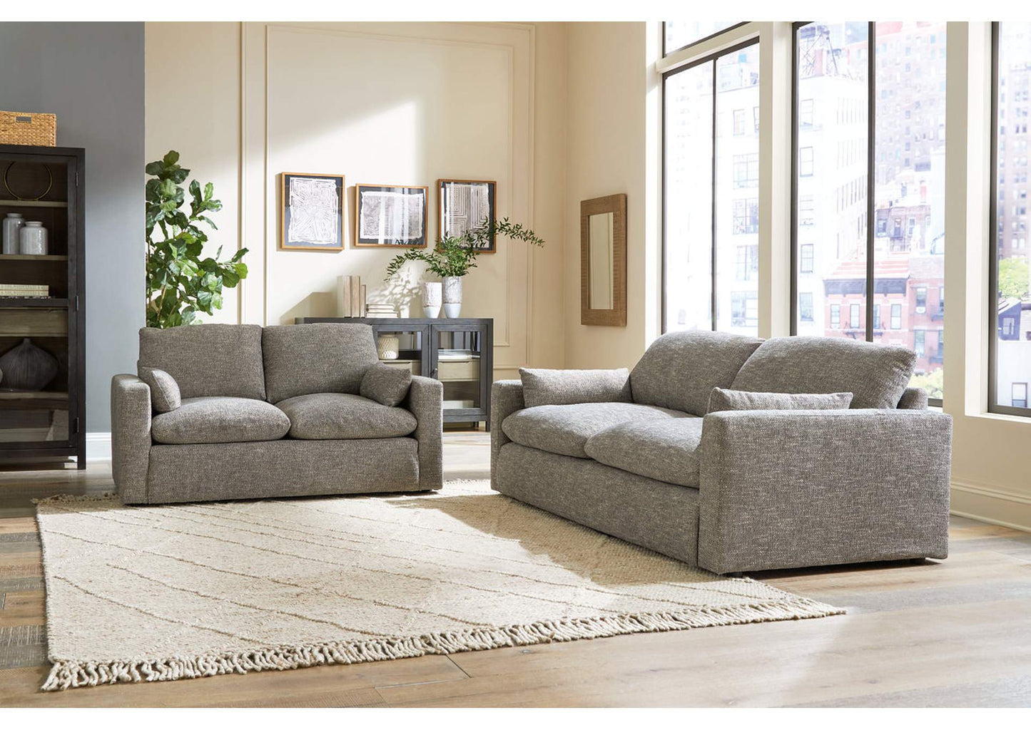 Dramatic Sofa, Loveseat, Chair and Ottoman