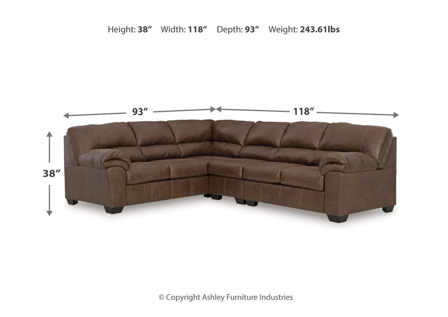 Bladen 3-Piece Sectional