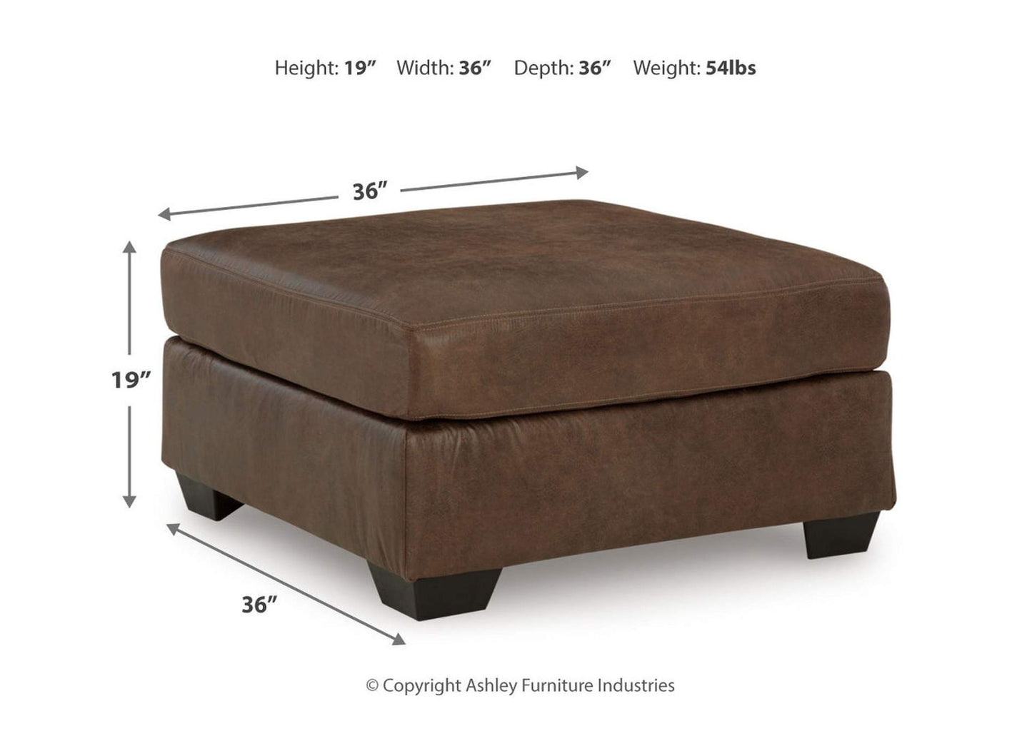 Bladen Oversized Accent Ottoman