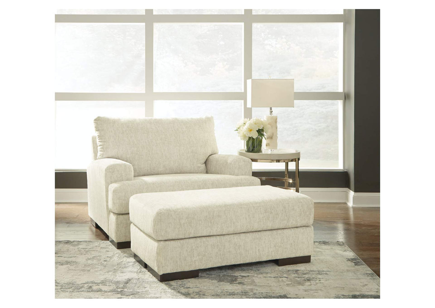 Caretti Sofa, Loveseat, Chair and Ottoman