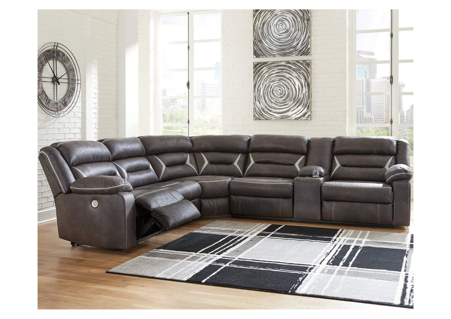 Kincord 4-Piece Power Reclining Sectional