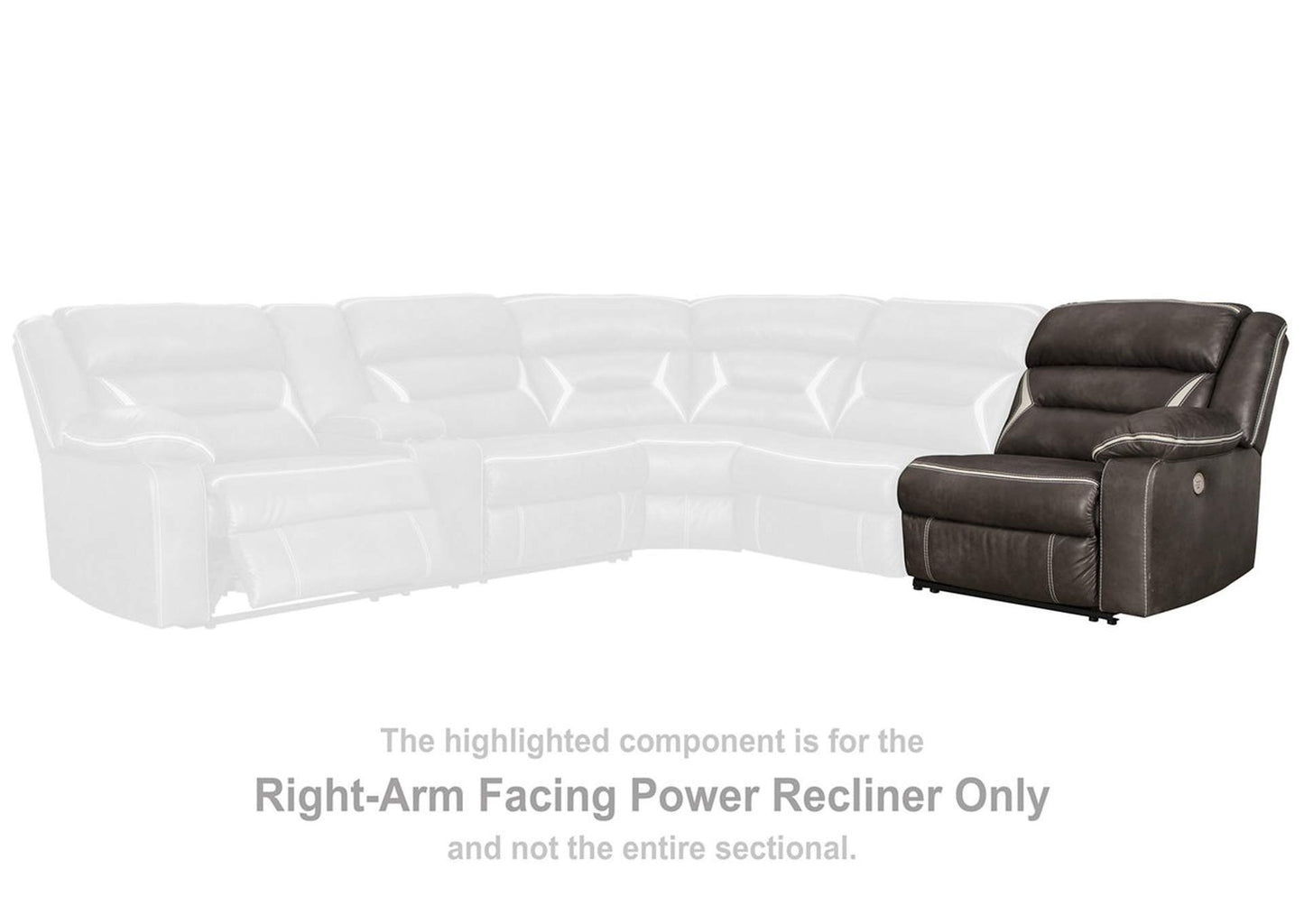 Kincord 5-Piece Power Reclining Sectional