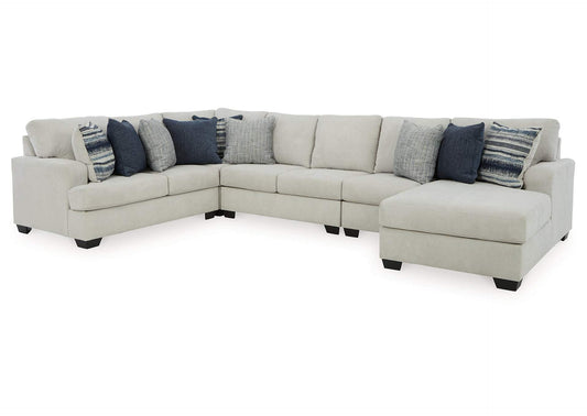 Lowder 5-Piece Sectional with Chaise