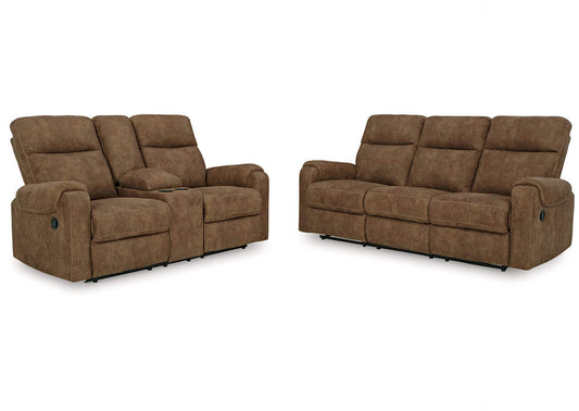 Edenwold Manual Reclining Sofa and Loveseat