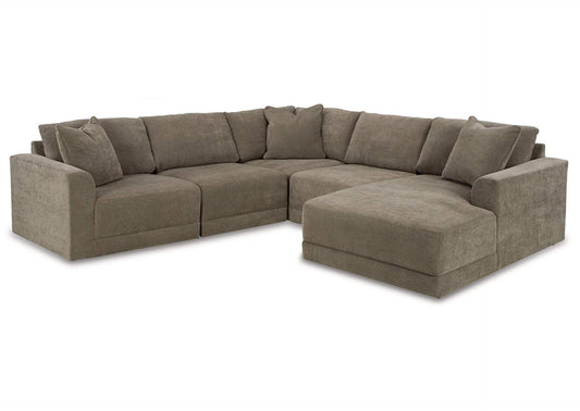 Raeanna 5-Piece Sectional with Chaise