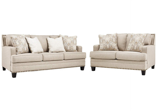 Claredon Sofa and Loveseat