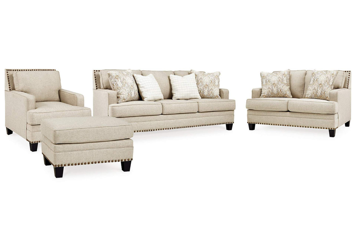 Claredon Sofa, Loveseat, Chair and Ottoman