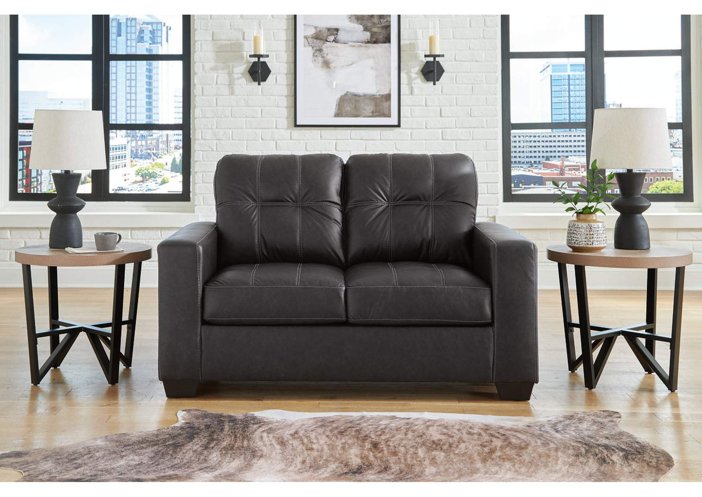 Barlin Mills Sofa, Loveseat and Recliner