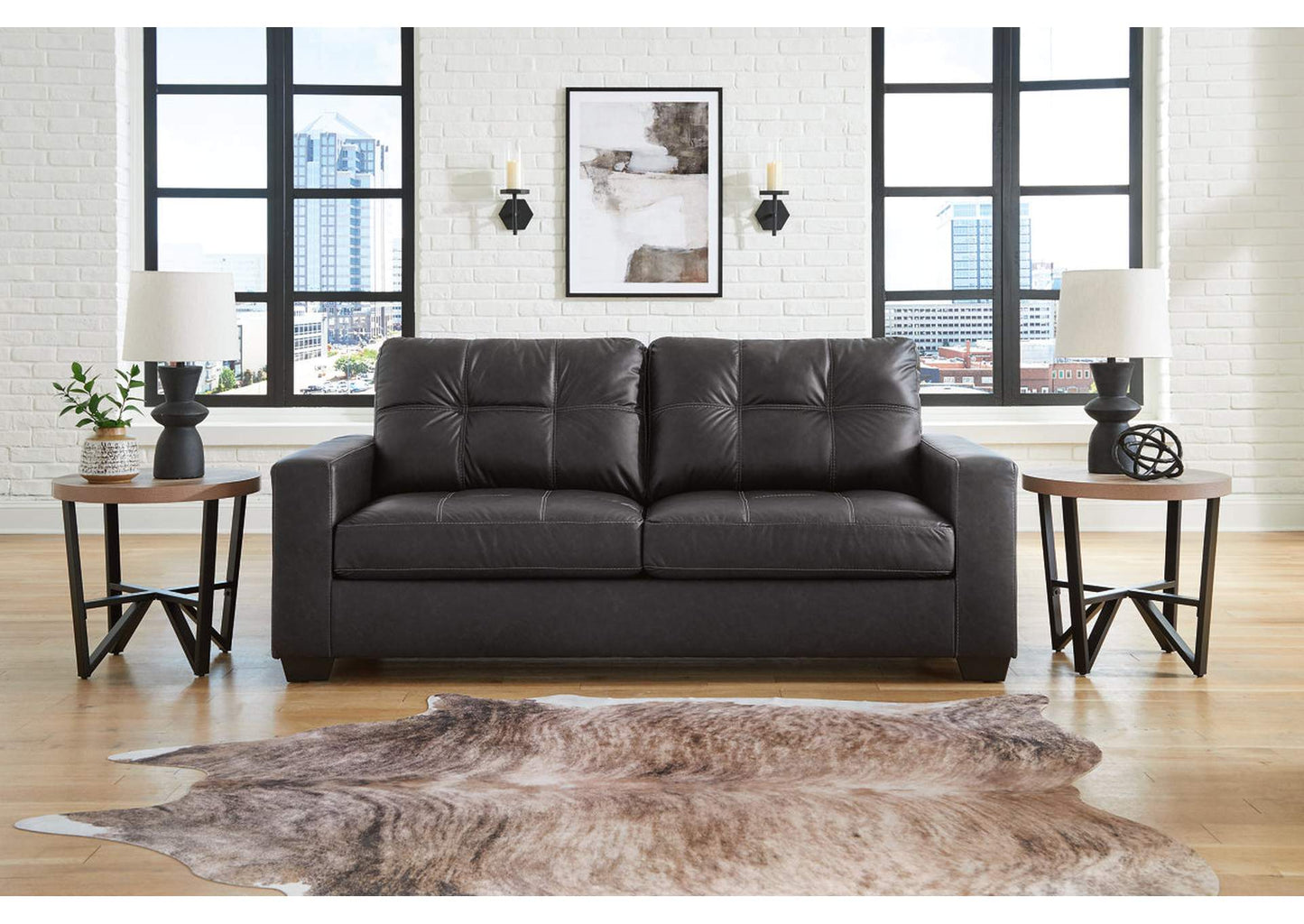 Barlin Mills Sofa, Loveseat and Recliner