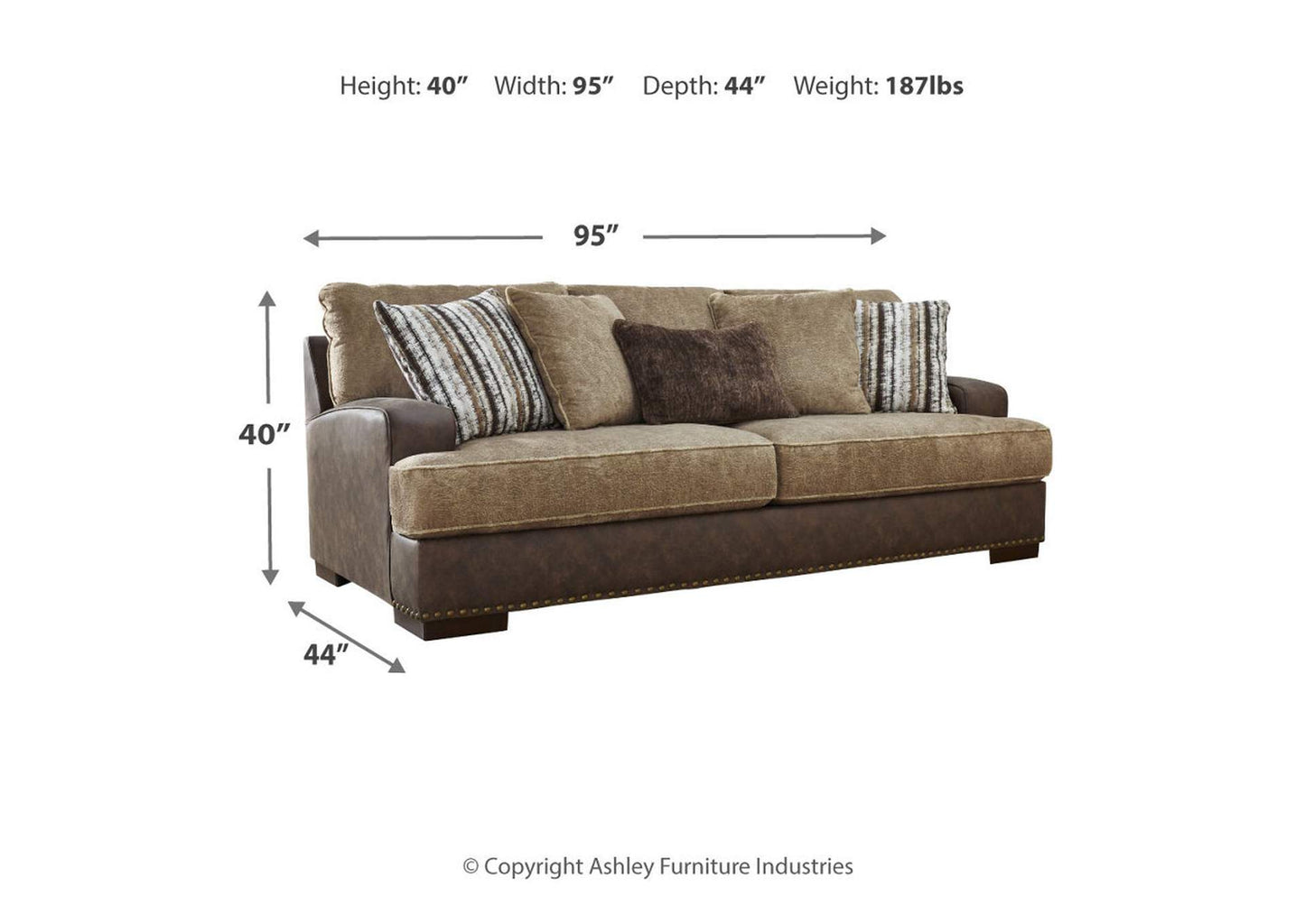 Alesbury Sofa and Loveseat