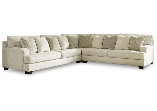 Rawcliffe 3-Piece Sectional with Ottoman