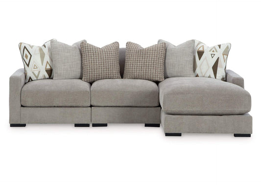 Aslan Court 3-Piece Sofa Sectional with Chaise