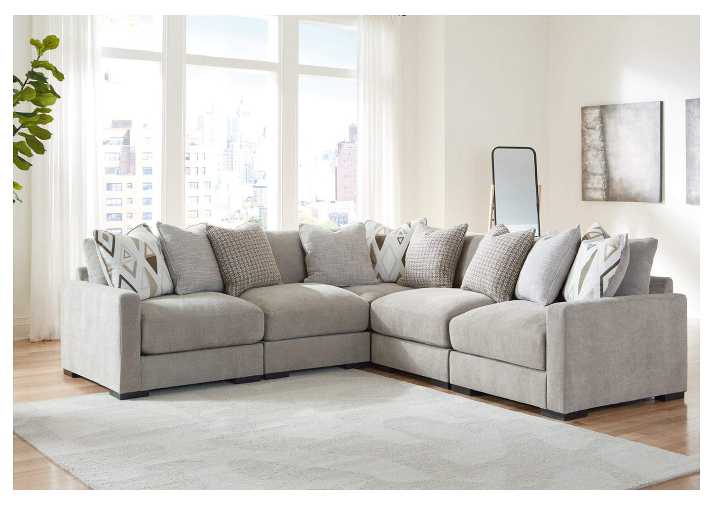 Aslan Court 5-Piece Sectional