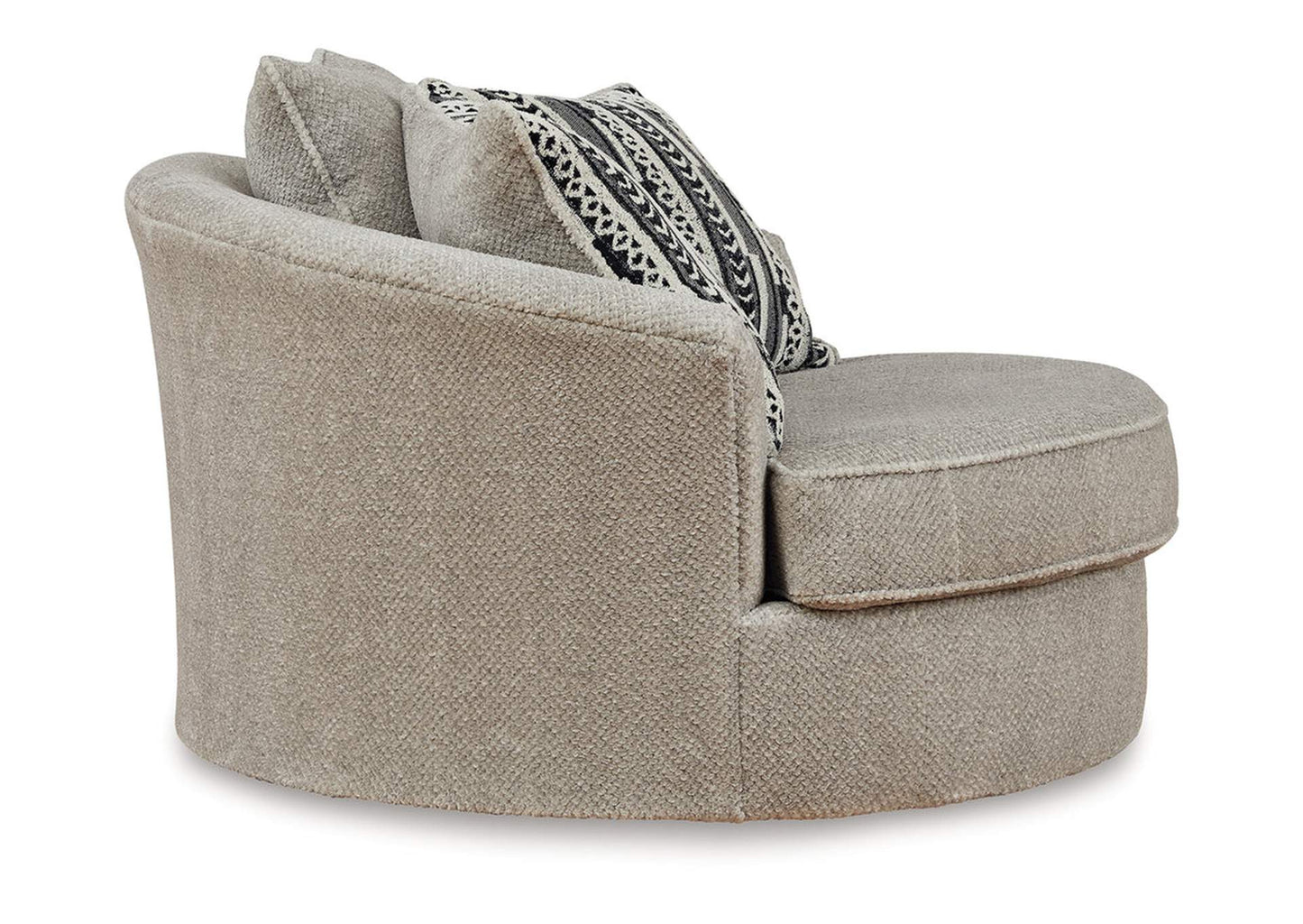 Calnita Oversized Swivel Accent Chair