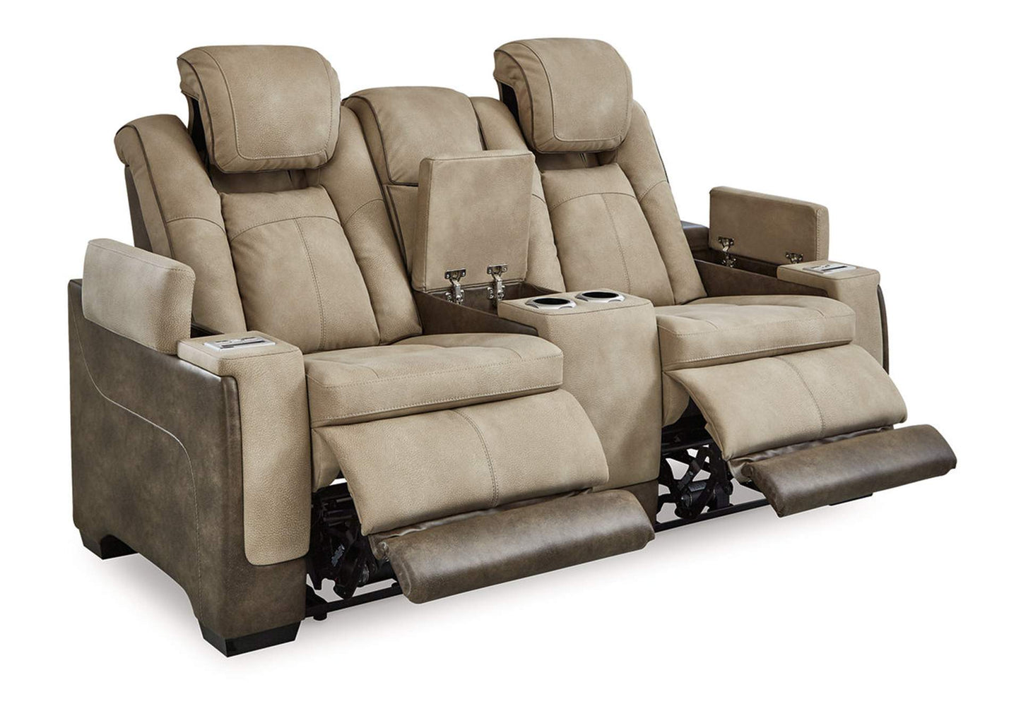 Next-Gen DuraPella Power Reclining Loveseat with Console