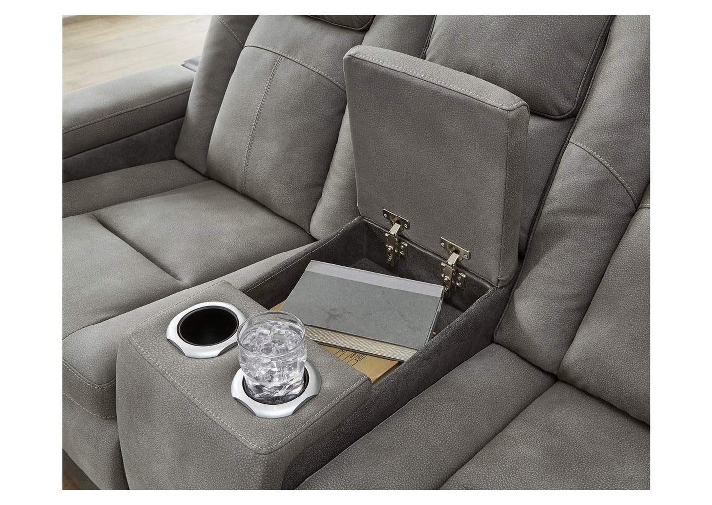 Next-Gen Durapella Performance Fabric Dual Power Reclining Sofa and Loveseat