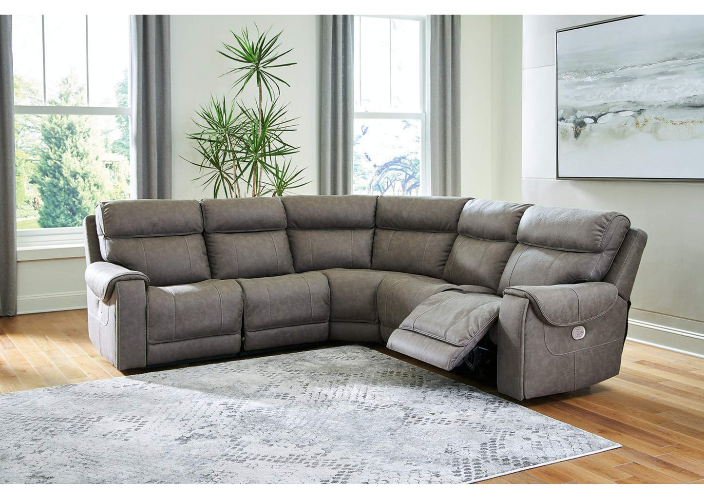 Starbot 5-Piece Power Reclining Sectional