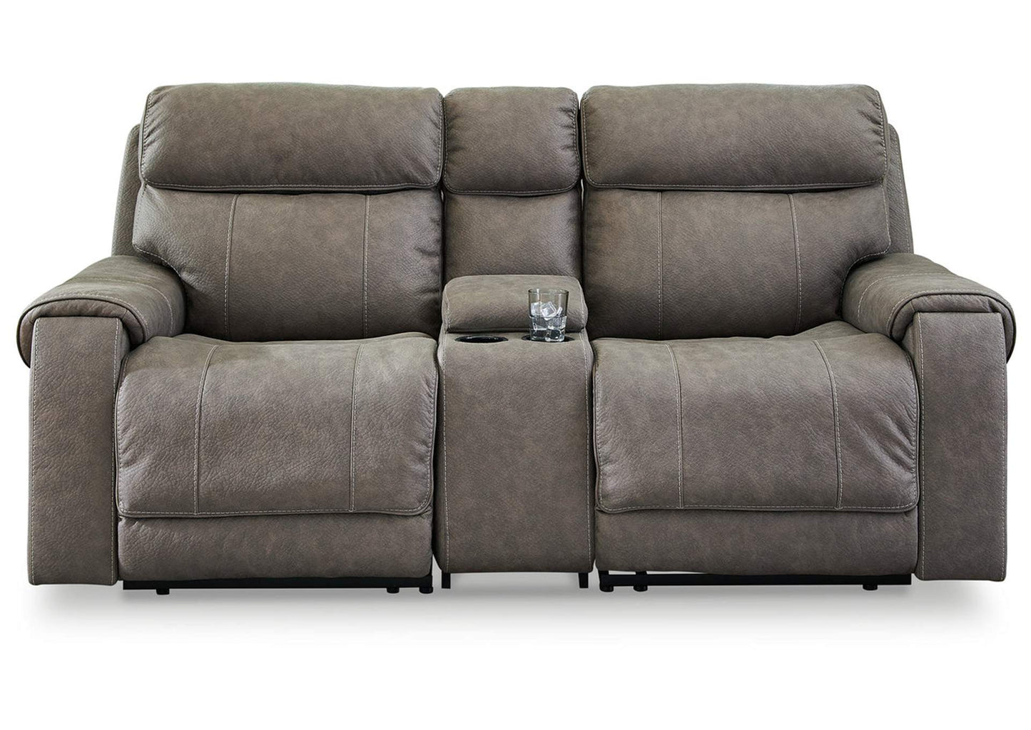 Starbot 3-Piece Power Reclining Sectional Loveseat with Console