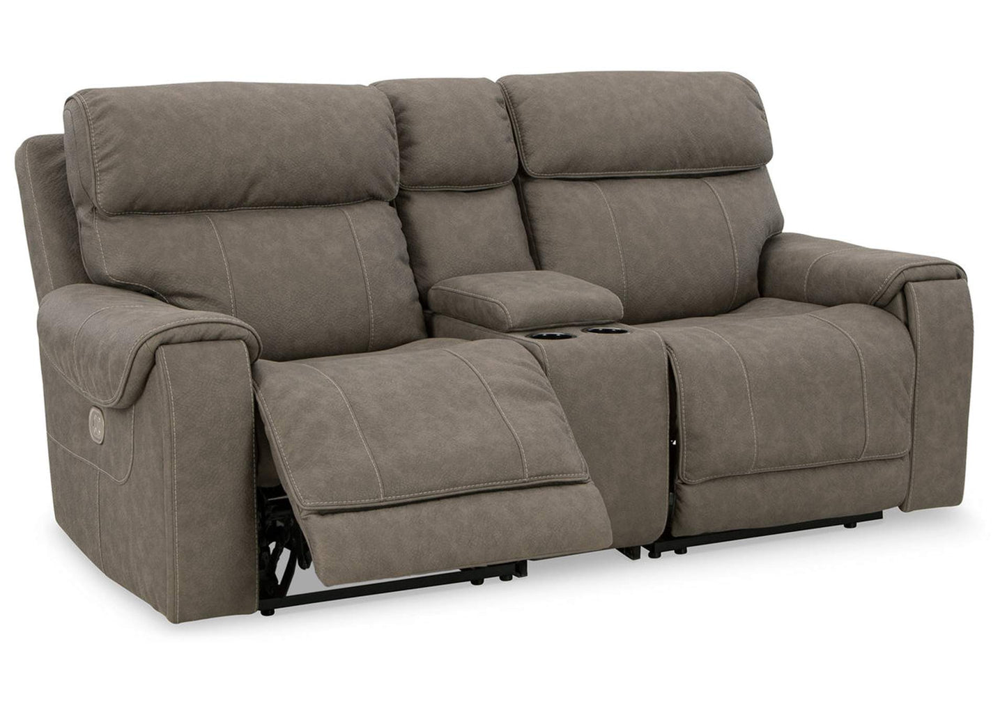 Starbot 3-Piece Power Reclining Sectional Loveseat with Console