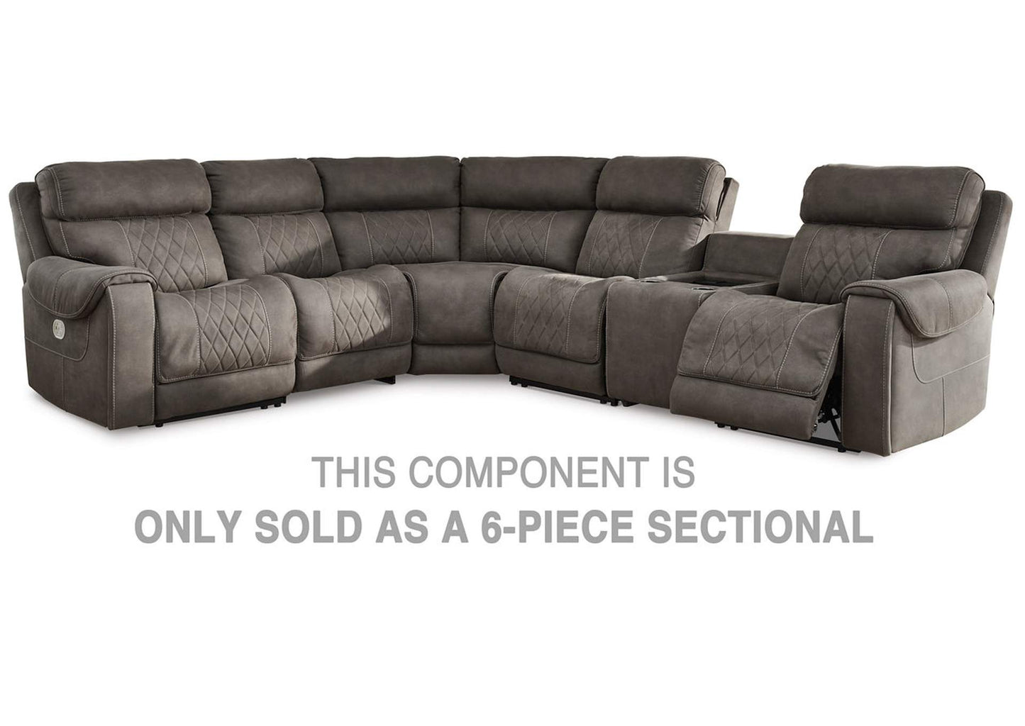 Hoopster 6-Piece Power Reclining Sectional