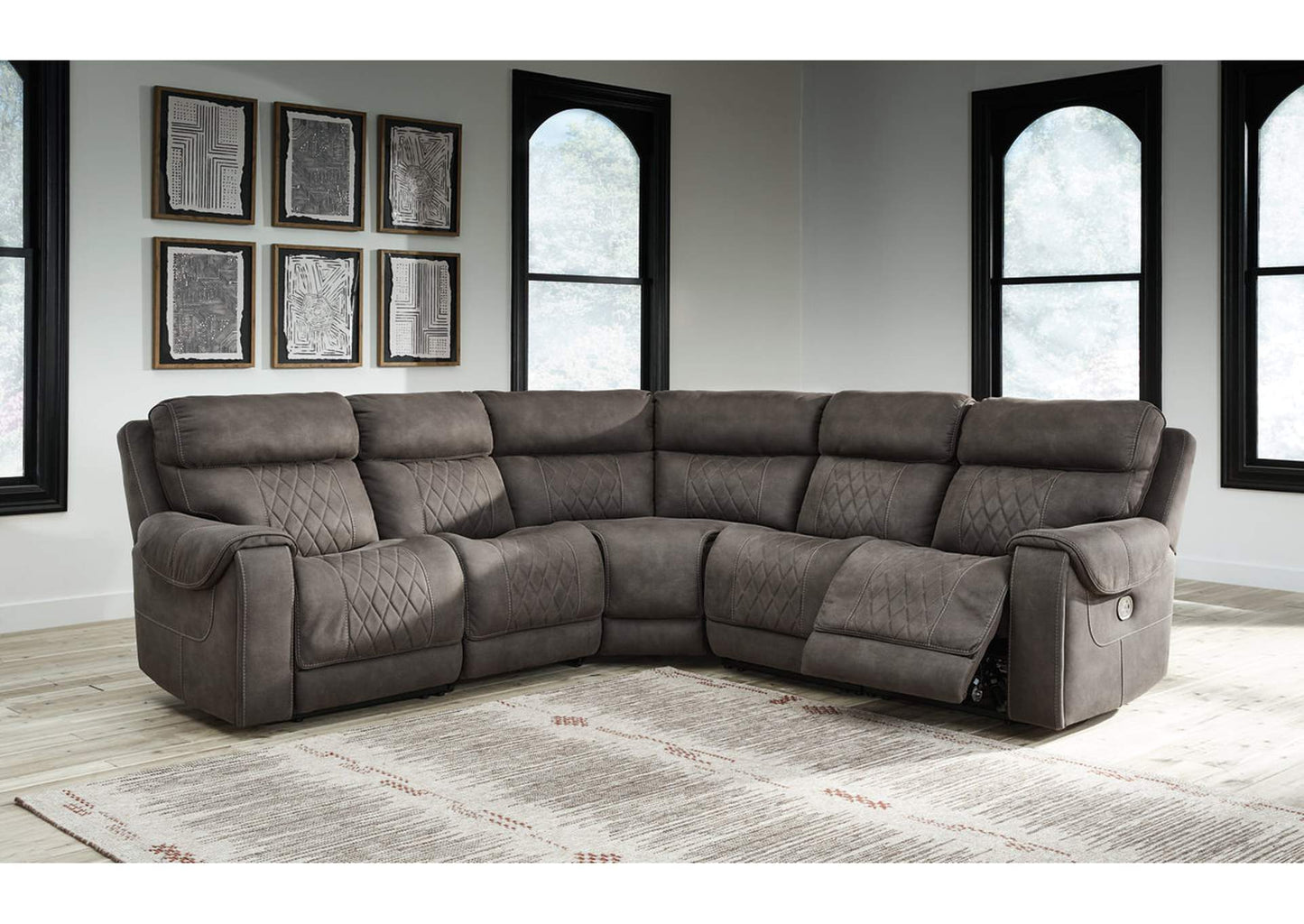 Hoopster 5-Piece Power Reclining Sectional