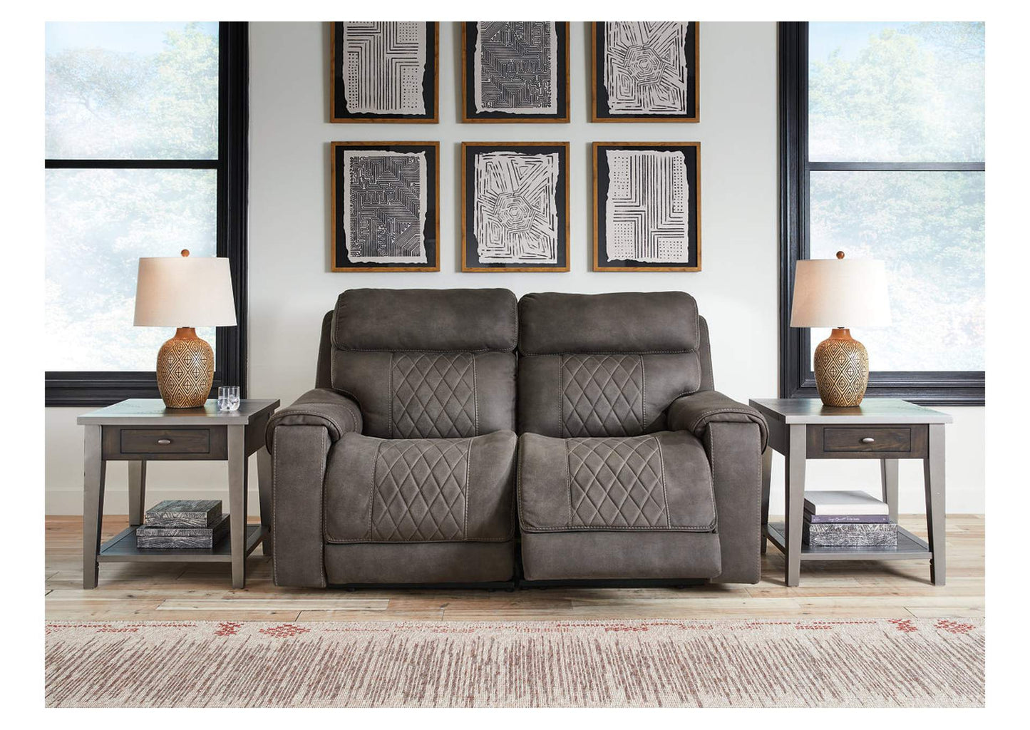 Hoopster 2-Piece Power Reclining Loveseat