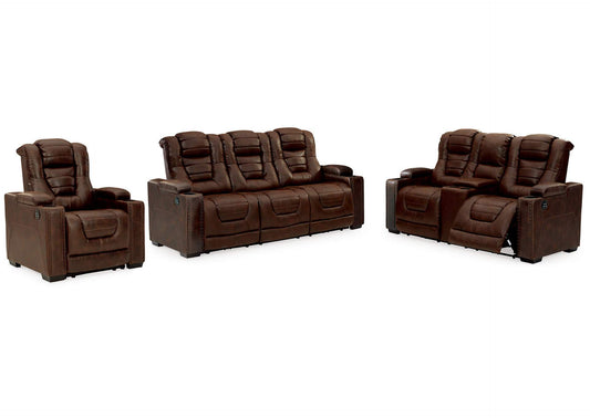 Owner's Box Power Sofa, Loveseat and Recliner