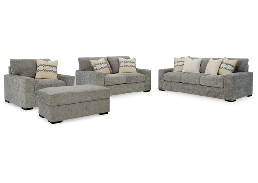 Dunmor Sofa, Loveseat, Chair and Ottoman