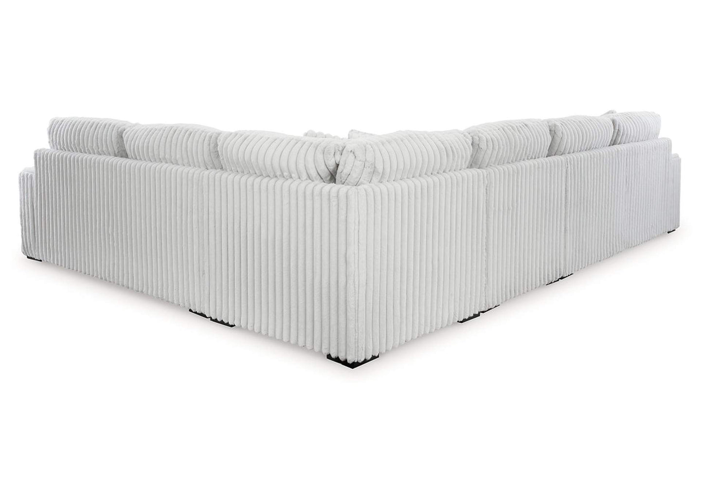 Stupendous 4-Piece Sectional with Ottoman