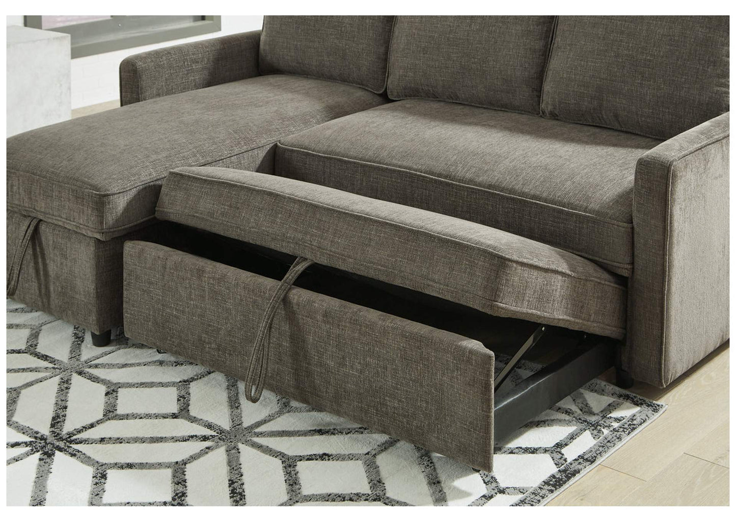 Kerle 2-Piece Sectional with Pop Up Bed