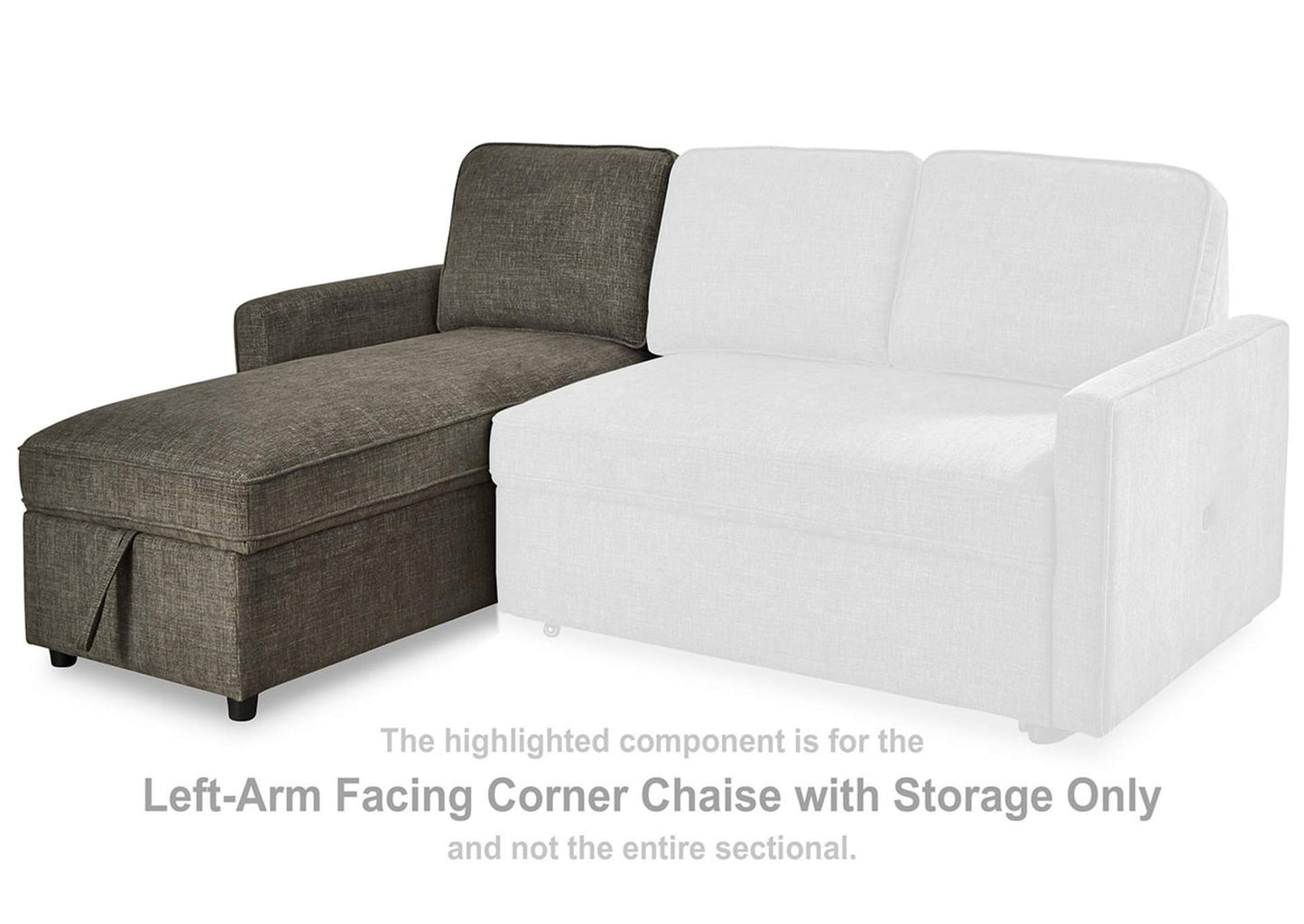 Kerle 2-Piece Sectional with Pop Up Bed