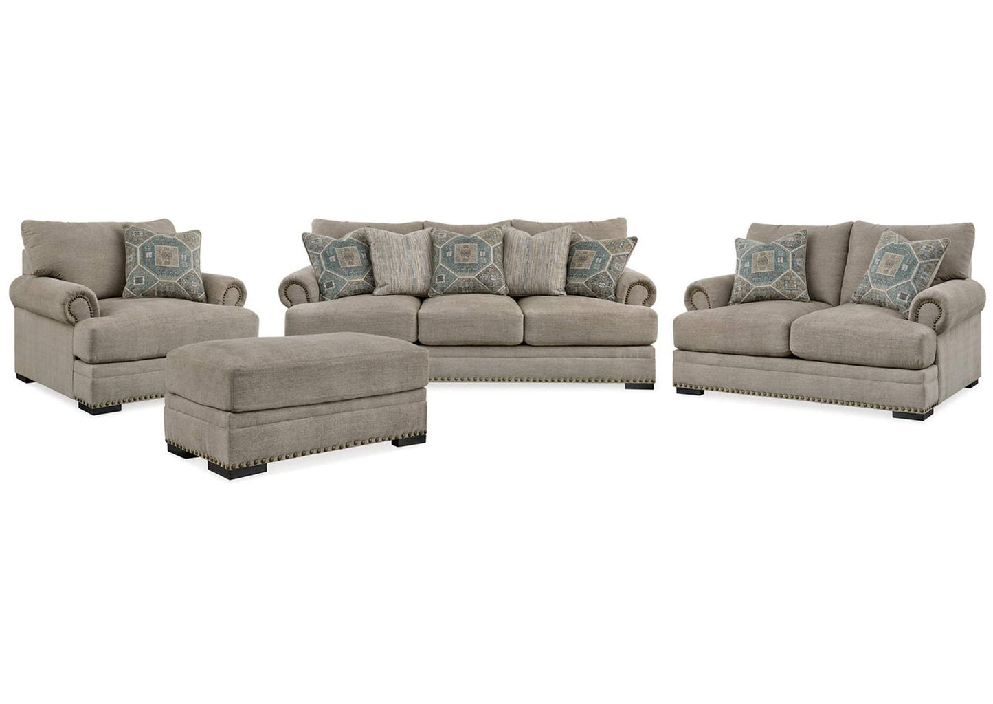 Galemore Sofa, Loveseat, Chair and Ottoman