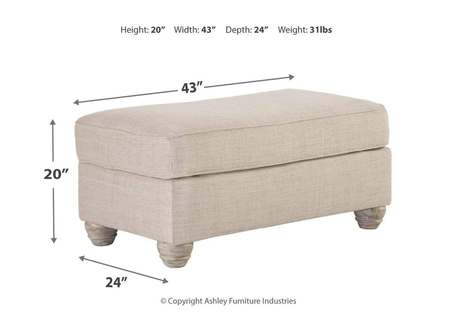 Traemore Ottoman