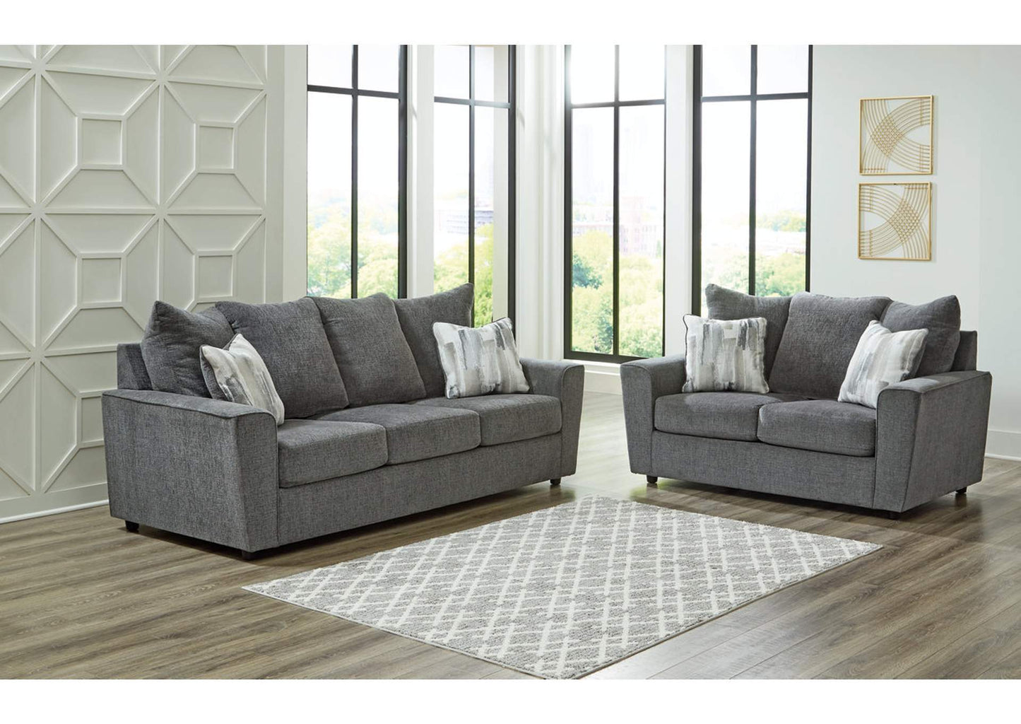 Stairatt Sofa, Loveseat, Chair and Ottoman