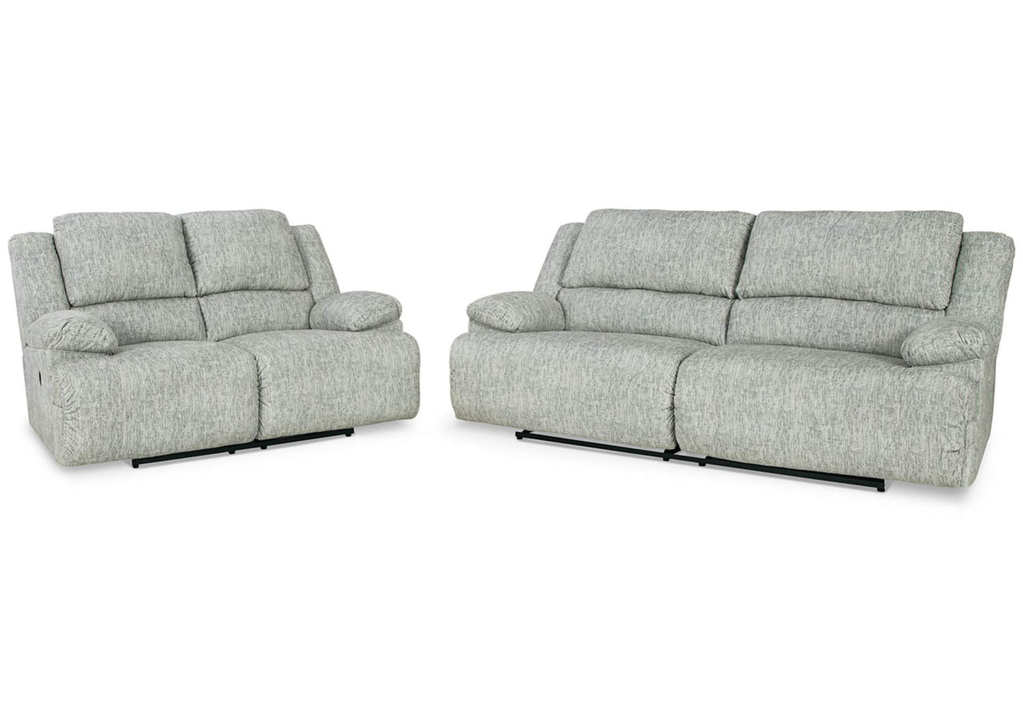 McClelland Manual Reclining Sofa and Loveseat