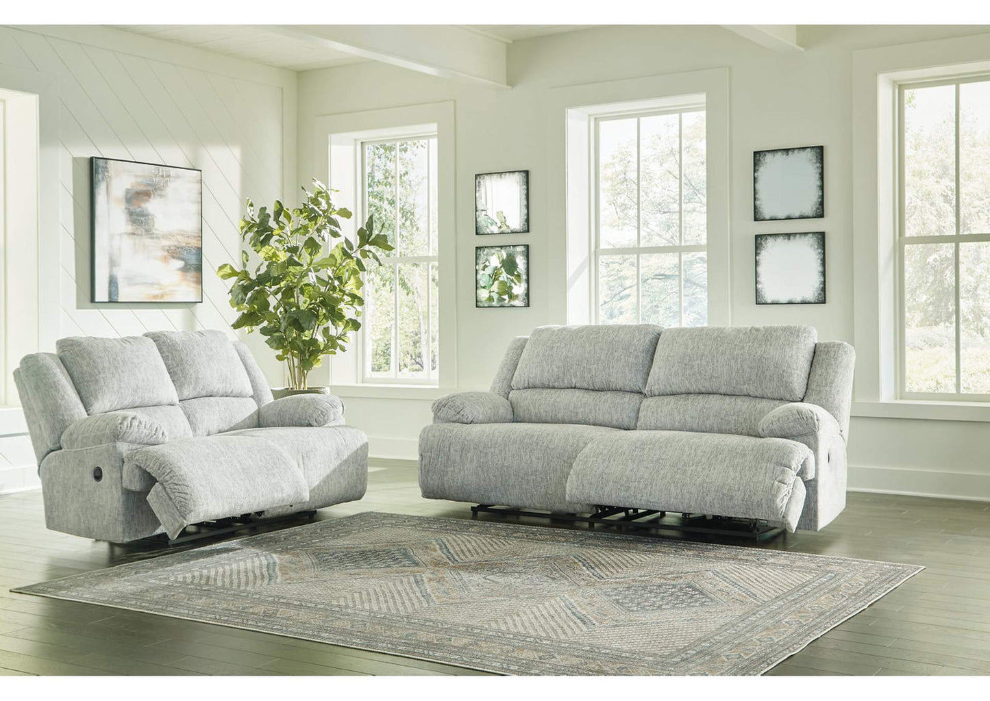 McClelland Manual Reclining Sofa, Loveseat and Recliner