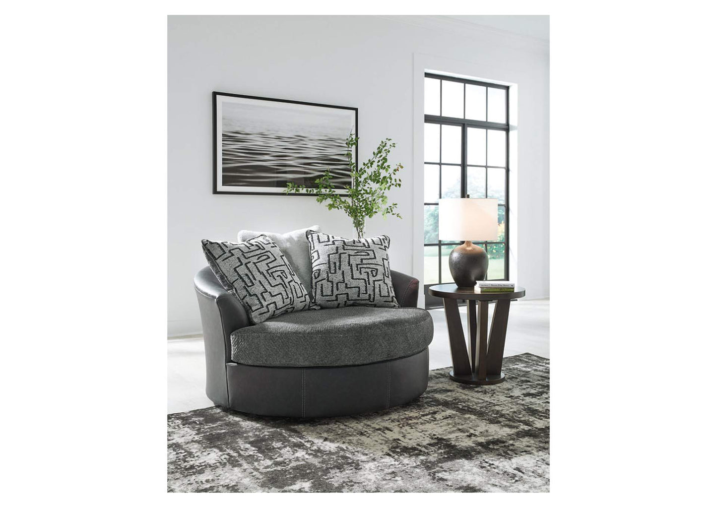 Brixley Pier Oversized Swivel Accent Chair