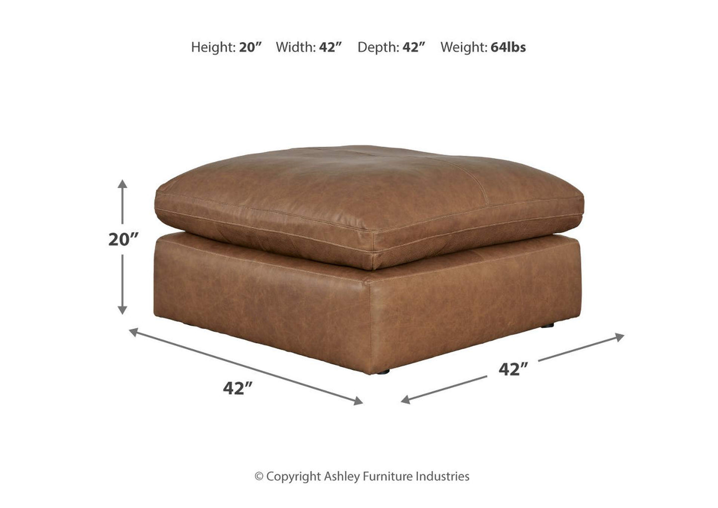 Emilia Oversized Accent Ottoman