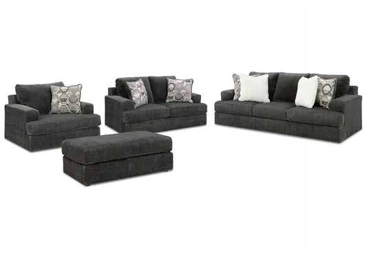 Karinne Sofa, Loveseat, Chair and Ottoman