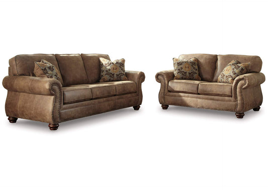 Larkinhurst Sofa and Loveseat