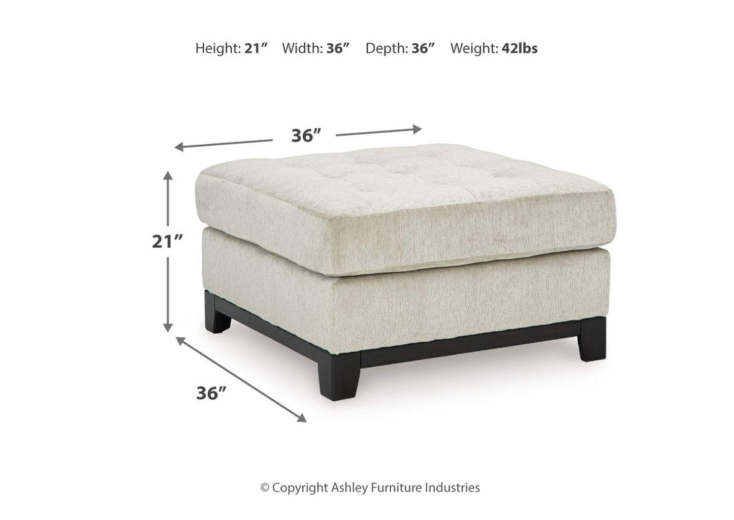 Maxon Place Oversized Accent Ottoman