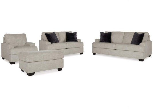 Vayda Sofa, Loveseat, Chair and Ottoman