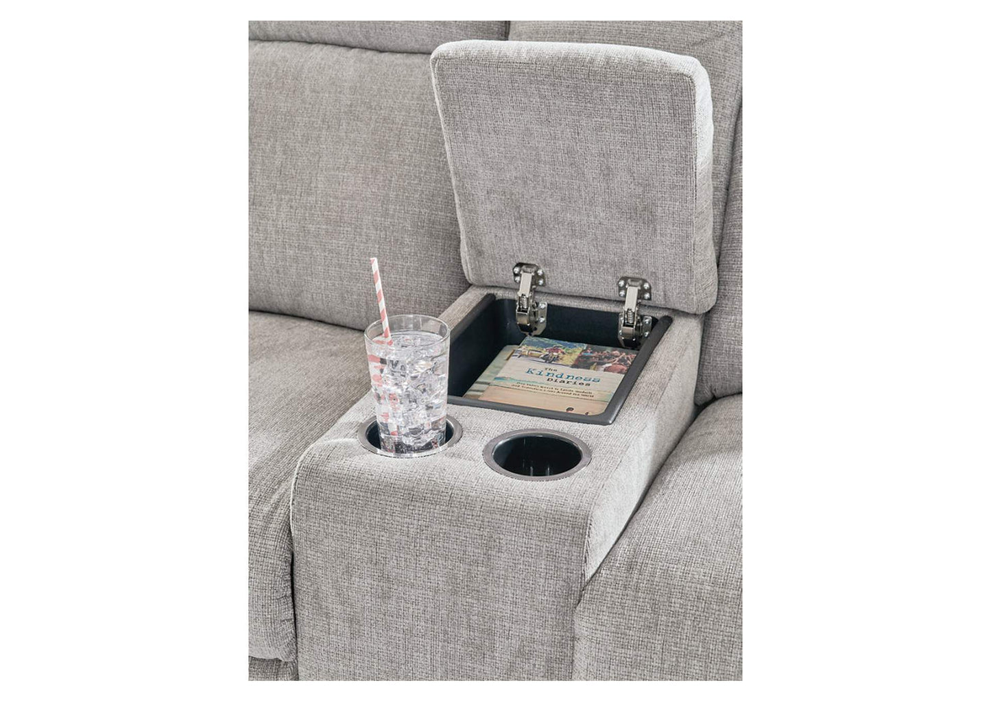 Barnsana Power Reclining Loveseat with Console