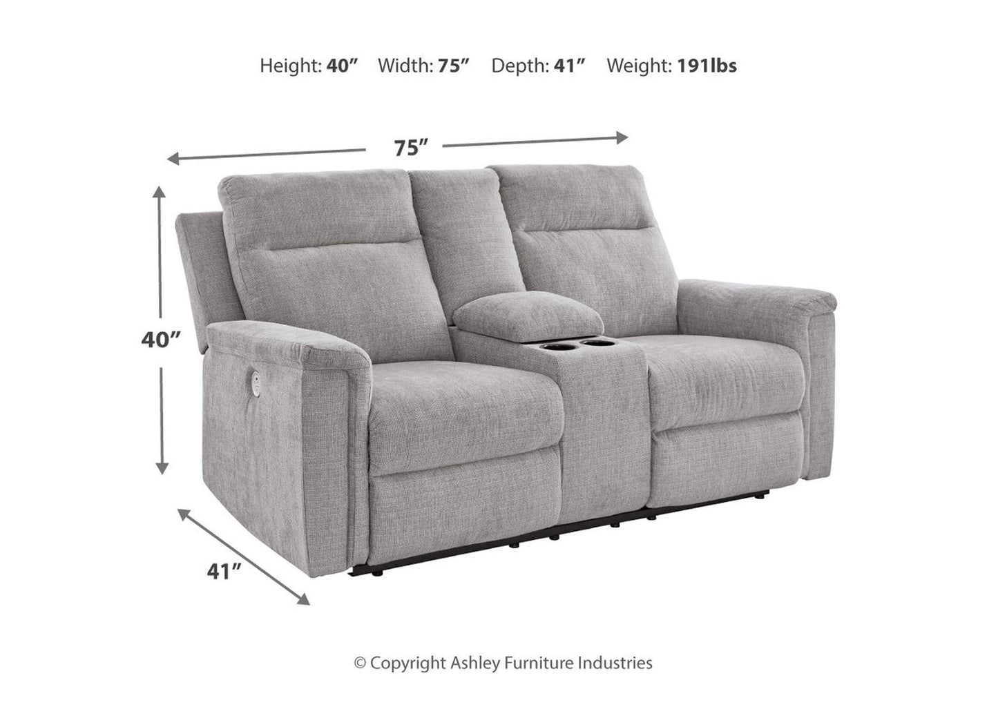 Barnsana Power Sofa, Loveseat and Recliner