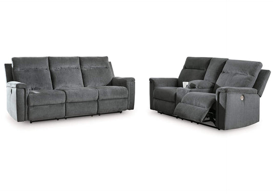 Barnsana Power Sofa and Loveseat