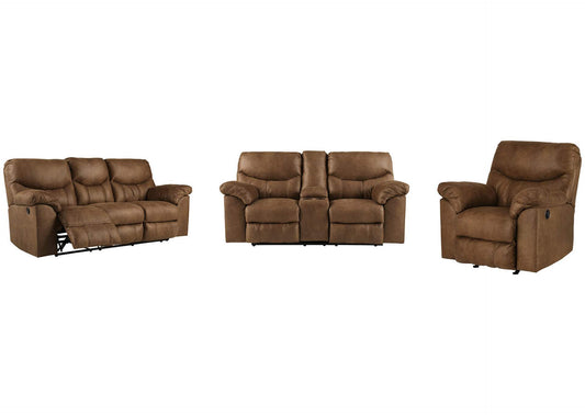 Boxberg Reclining Sofa, Loveseat and Recliner Set