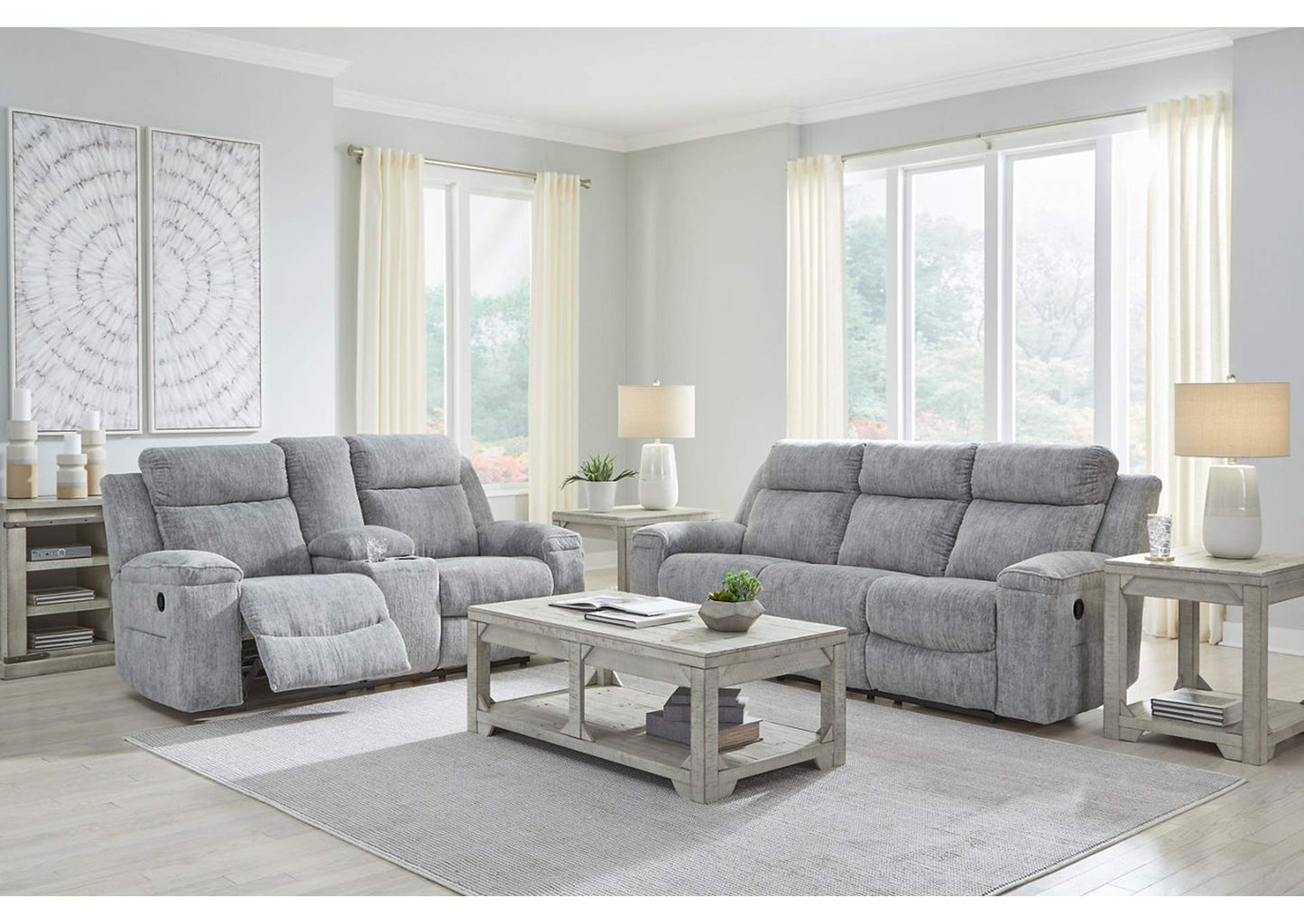 Buntington Sofa and Loveseat