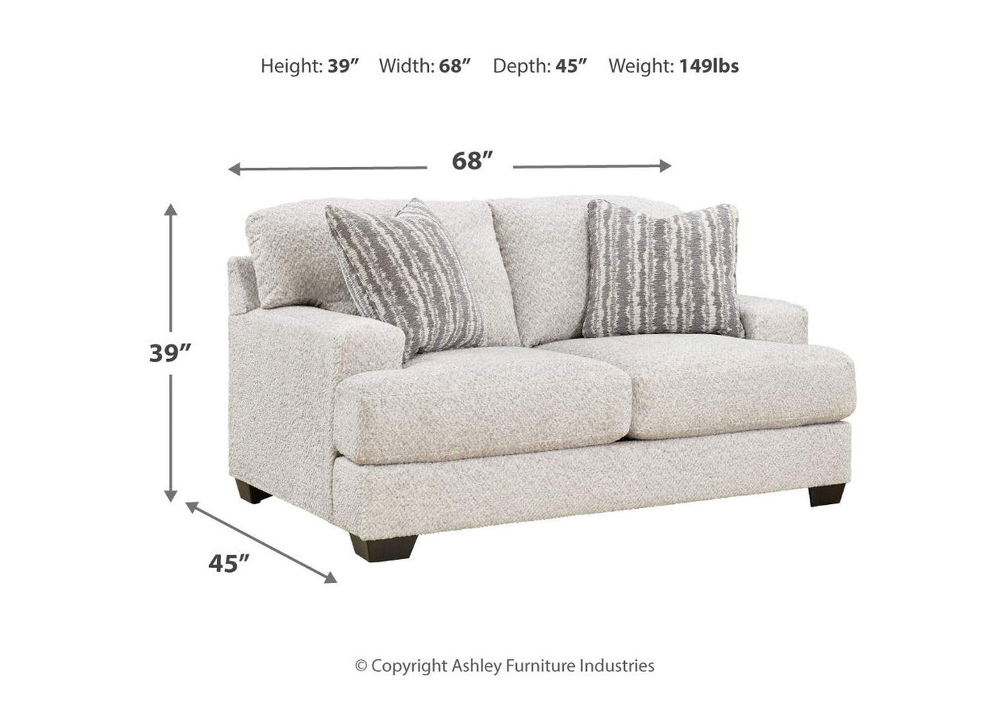 Brebryan Sofa, Loveseat, Chair and Ottoman